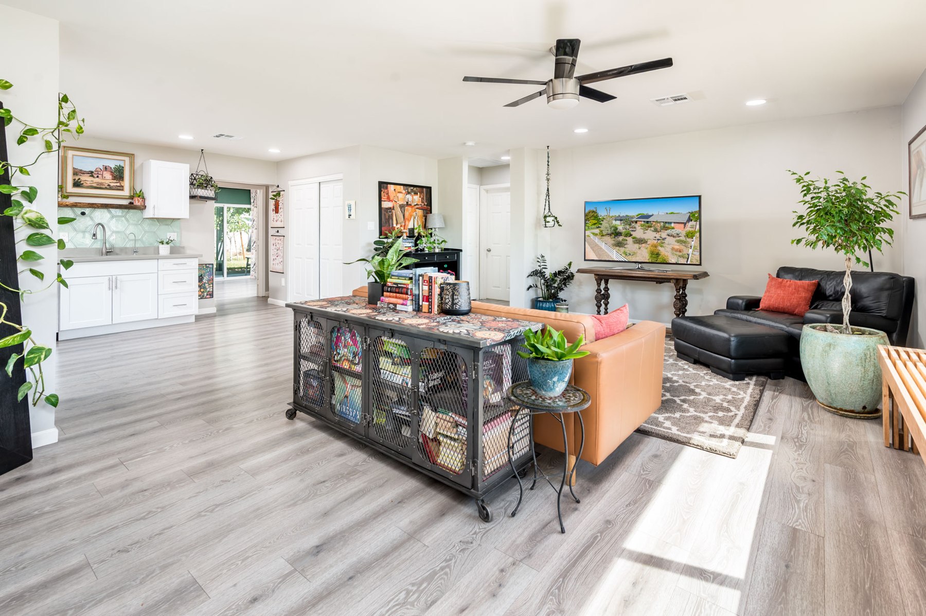 Living and dining area